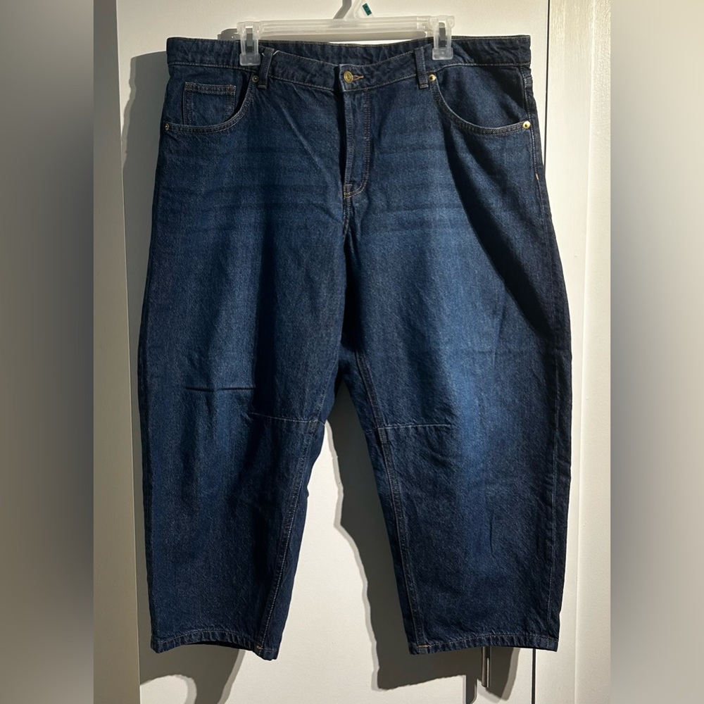 Dark Blue Balloon jeans - H&M